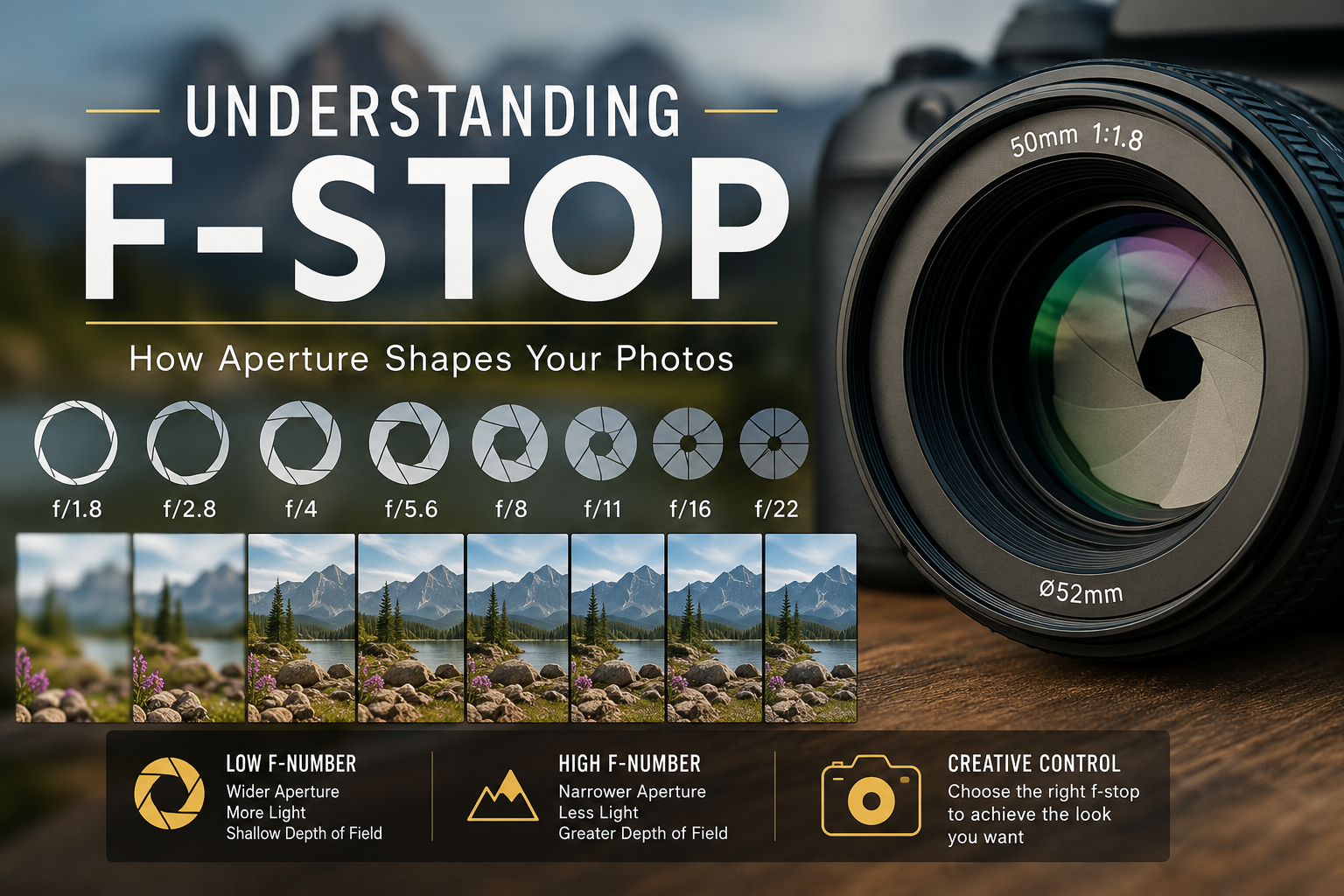 Understanding F-Stops: One of Photography’s Most Important Settings